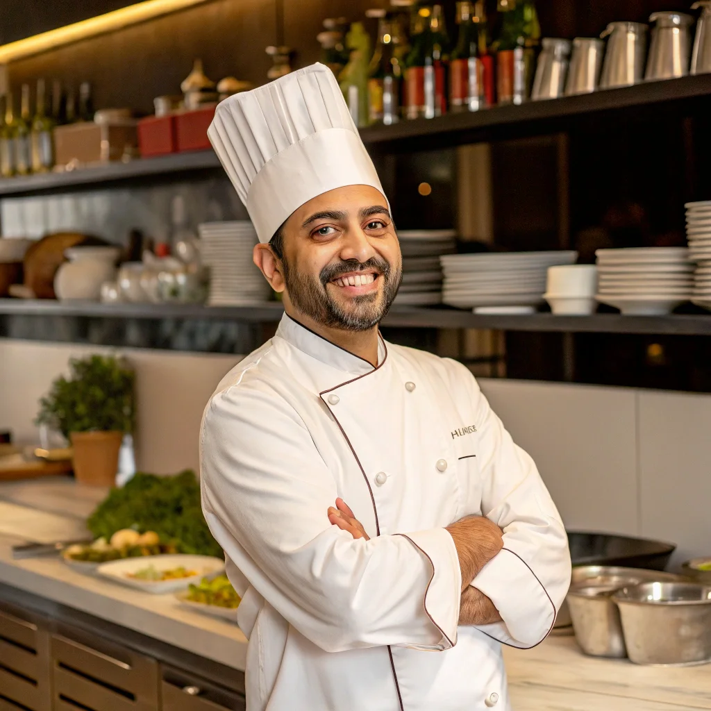 Line cook portrait